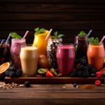 Organic ingredients in smoothies