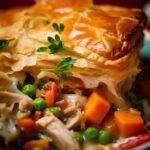 Dairy-free chicken pot pie with lots of vegetables
