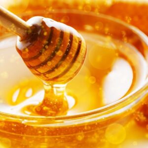 Superfood honey in a bowl