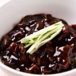 Black beans for black bean sauce on a Chinese stir-fry