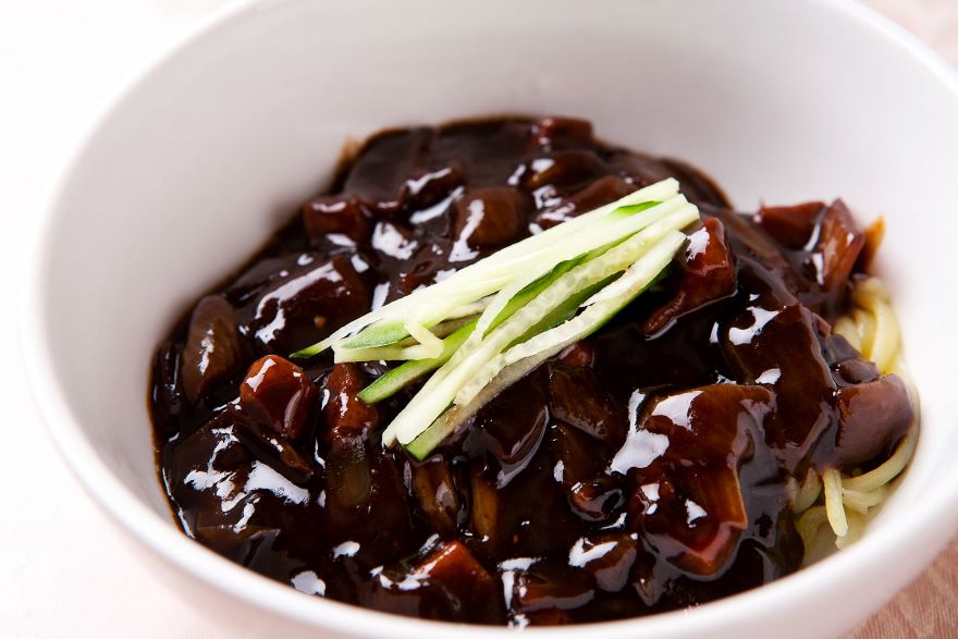 Black beans for black bean sauce on a Chinese stir-fry
