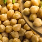 What do chickpeas taste like? with a spoon of chickpeas