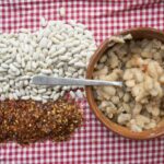 Cannellini beans chilli with a bowl of beans